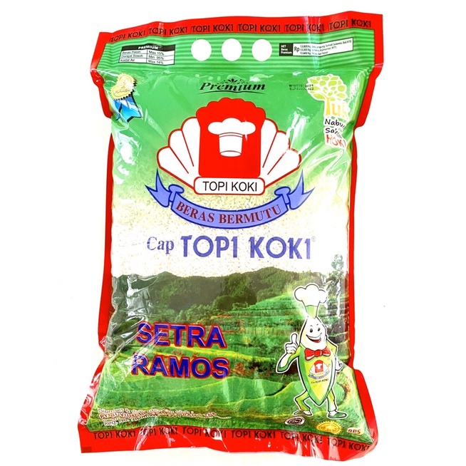 Jual Beras Premium Topi Koki 5 Kg Dan Hoki 5 Kg | Shopee Indonesia