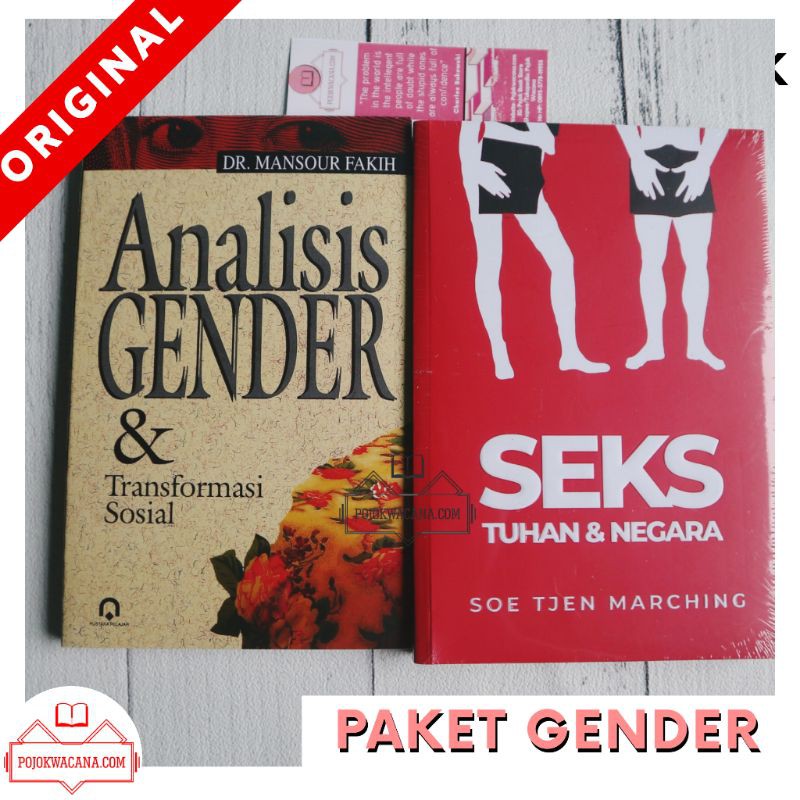 Jual Buku Original Paket Analisis Gender Dan Transformasi Sosial Seks Tuhan Dan Negara