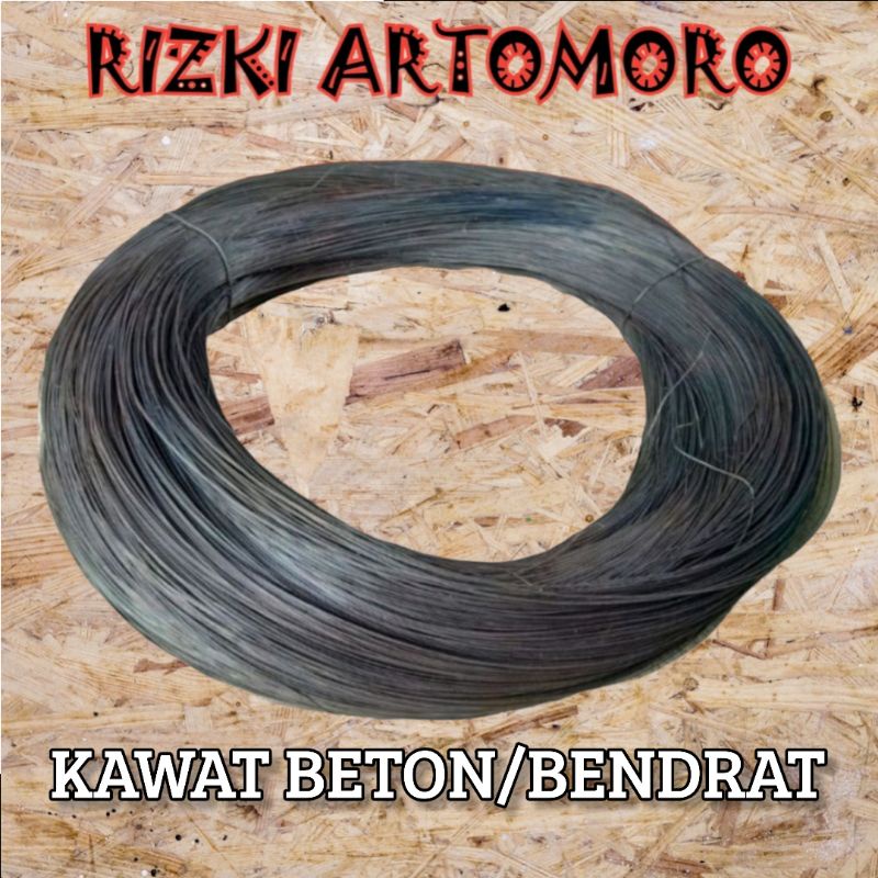 Jual Kawat Bendrat / Kawat Beton / Kawat Ikat Per 500gr 1kg | Shopee ...