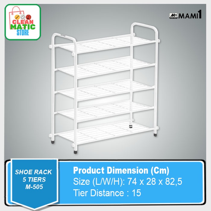 Jual SHOE RACK 5 TIERS ( RAK SEPATU ) | Shopee Indonesia