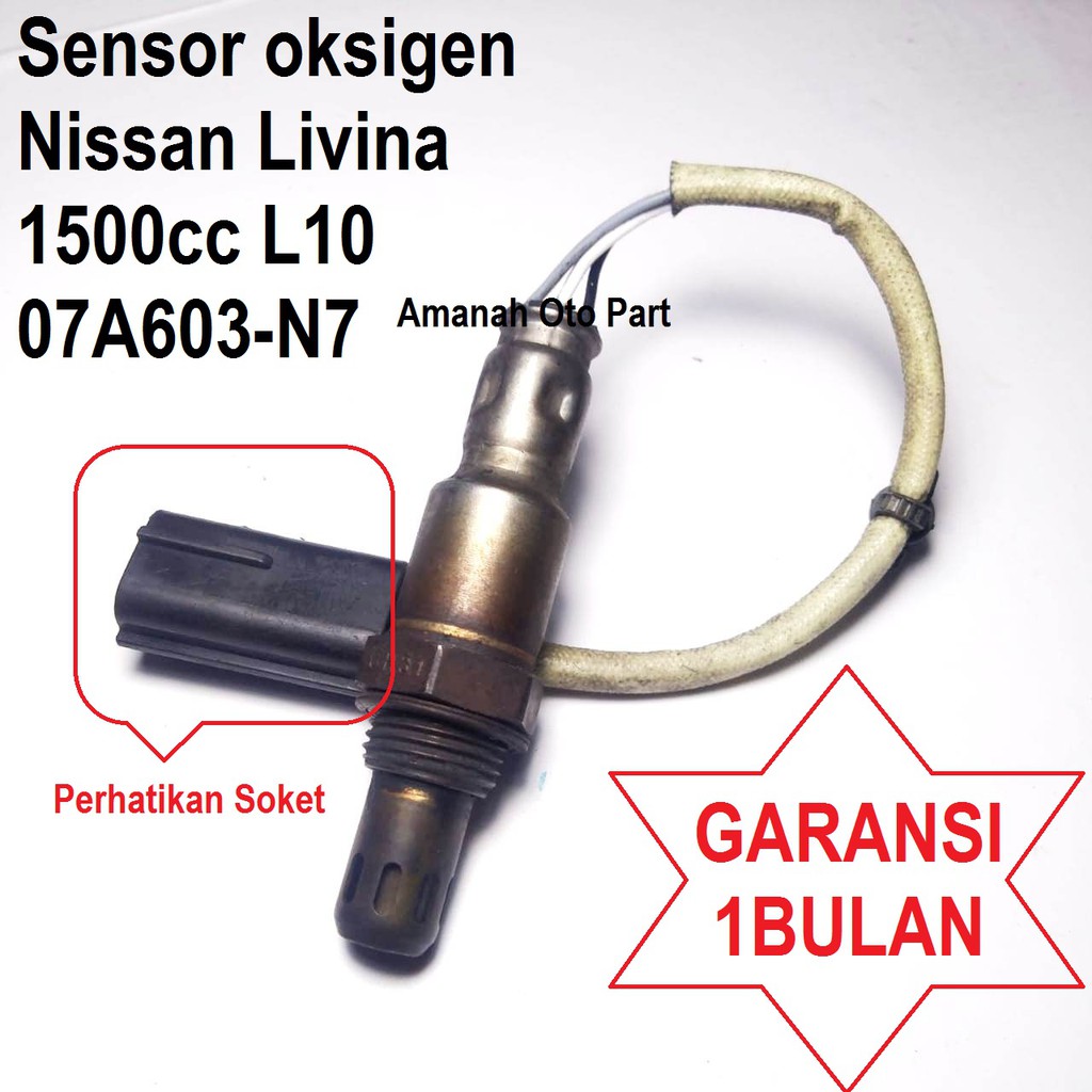 Jual Sensor Oksigen O2 co2 Nissan Grand Livina L10 1500CC NTK 07A603N7