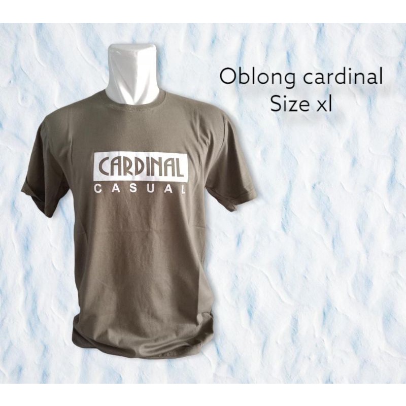 Cardinal Jeans T-Shirt Oblong Lengan Pendek Print Logo