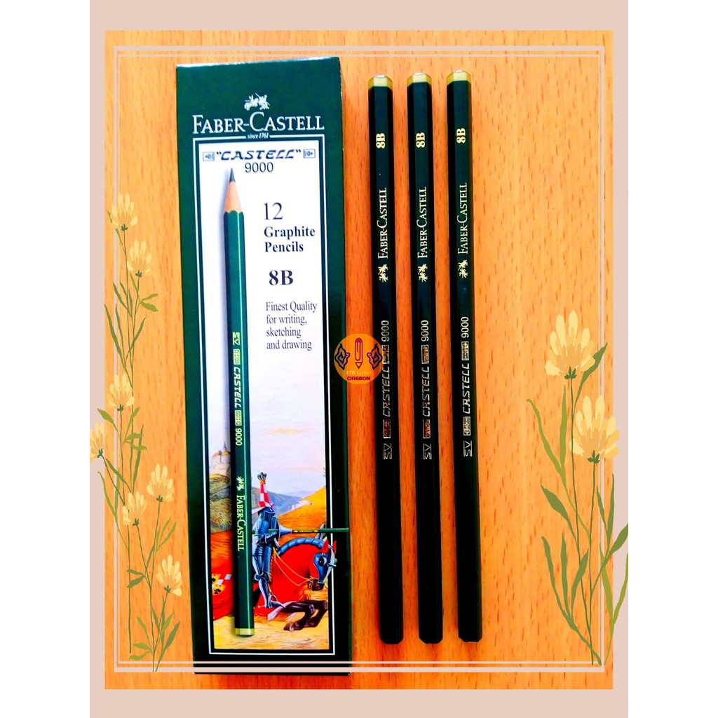 Jual Pensil 8b Faber Castell 117108 Graphite Pencil 8b Satuan