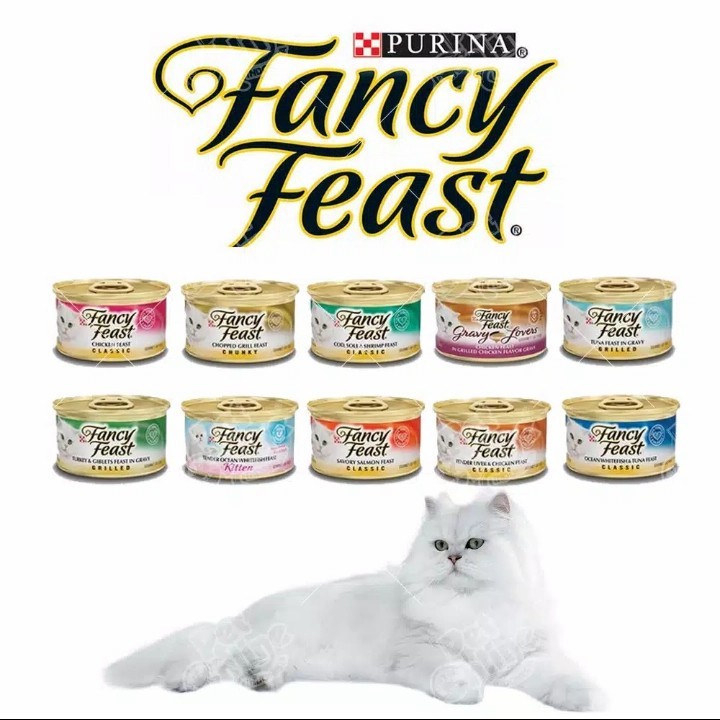 Jual FANCY FEAST Can 85GRAM Makanan Kucing WetFood (FANCY FEAST ...