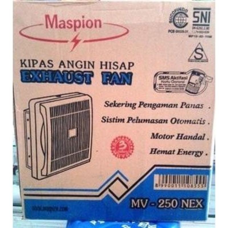 Jual Promo Exhaust Fan Maspion Mv Nex Watt Inch Cm Mv