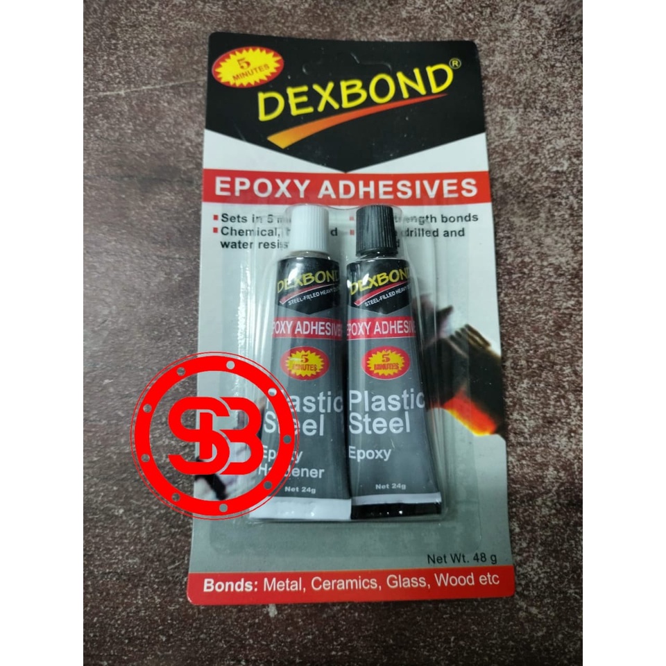 Jual Lem Epoxy Adhesive Lem Besi Menit Dexbond Shopee Indonesia