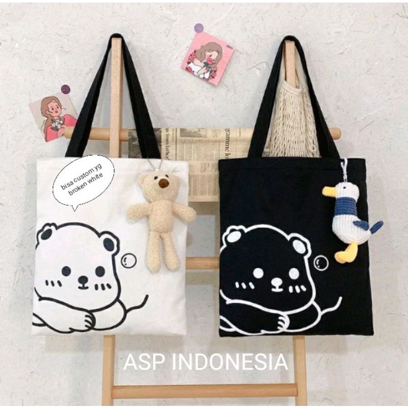 Jual Totebag wanita totebag tote karakter totebag wanita Shopee Indonesia
