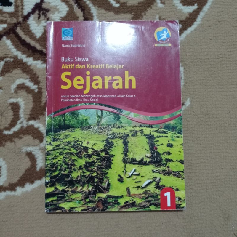 Jual buku bekas kurikulum 2013 edisi revisi SEJARAH KELAS 1,2&3 SMA ...