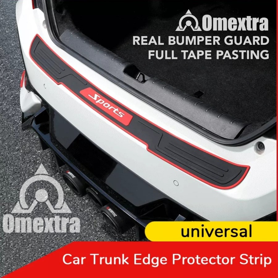 Jual Rear Bumper Guard Mobil Omextra Silica Strip Pelindung Bumper