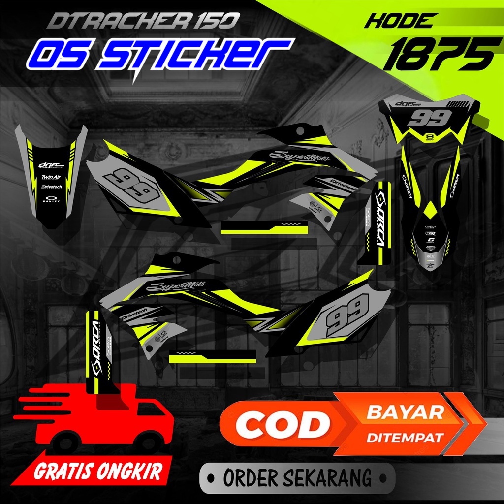 Jual 1875 Sticker Striping Motor DTRACKER 150 List Variasi Desain Keren ...