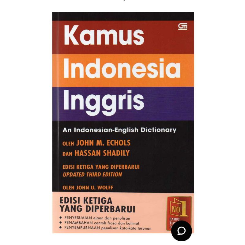 Jual Kamus Indonesia - Inggris Edisi Ketiga Yang Diperbarui | Shopee ...