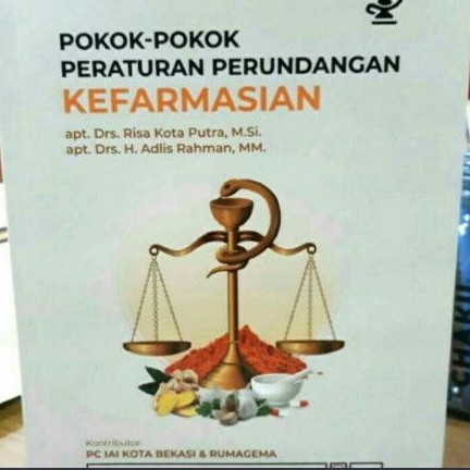 Jual Buku Pokok Pokok Peraturan Perundangan Kefarmasian Original Risa