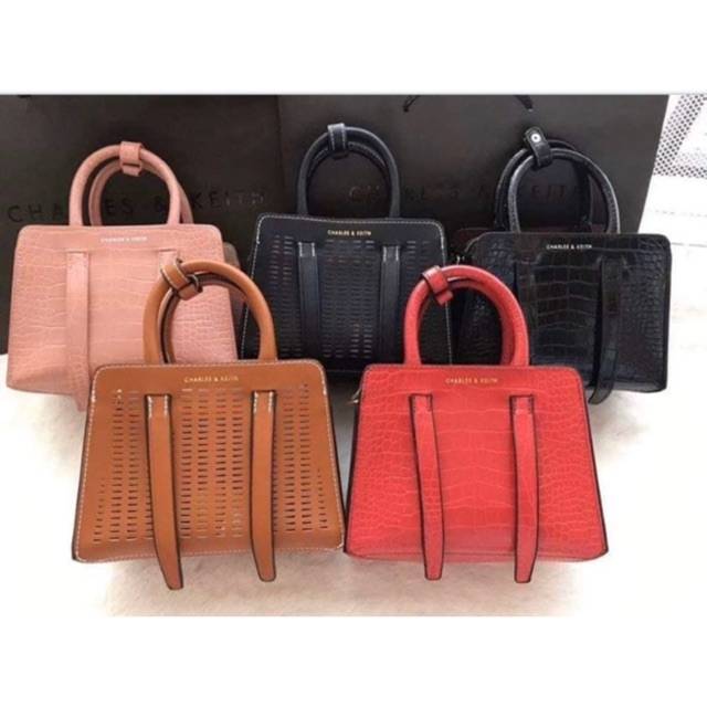 Jual Croc Effect and Laser cut top handle | Shopee Indonesia