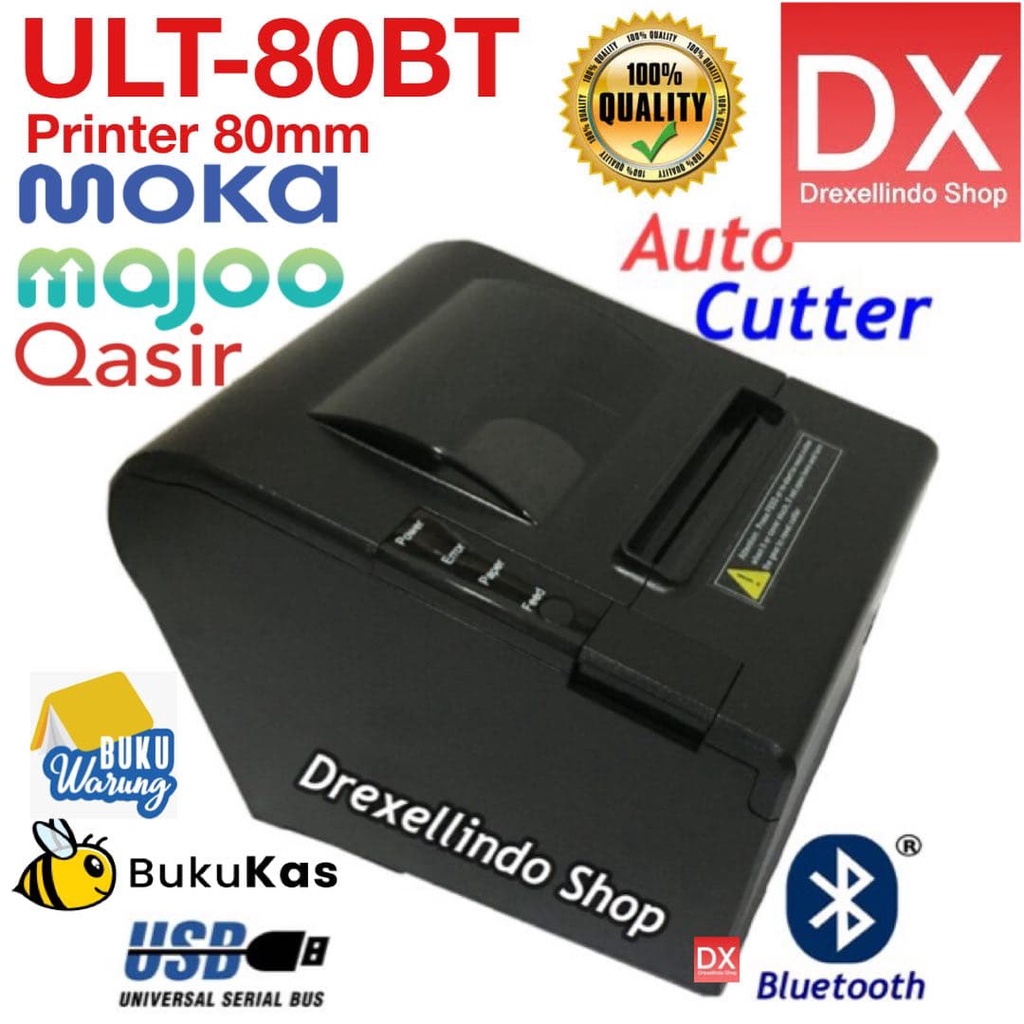 Jual Printer Thermal 80mm IWARE ULT-80BT / ULT80BT / 80BT USB BLUETOOTH ...