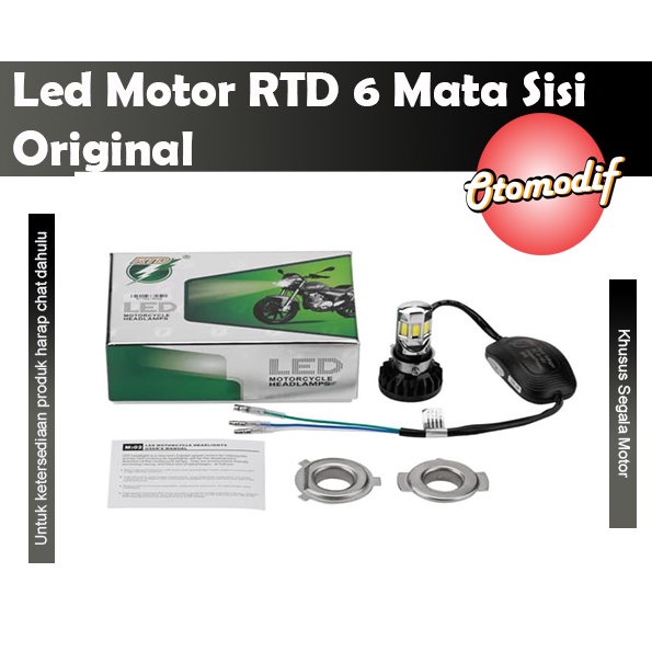 Jual Lampu Depan Led Rtd Rayton Original Motor V Sisi Shopee