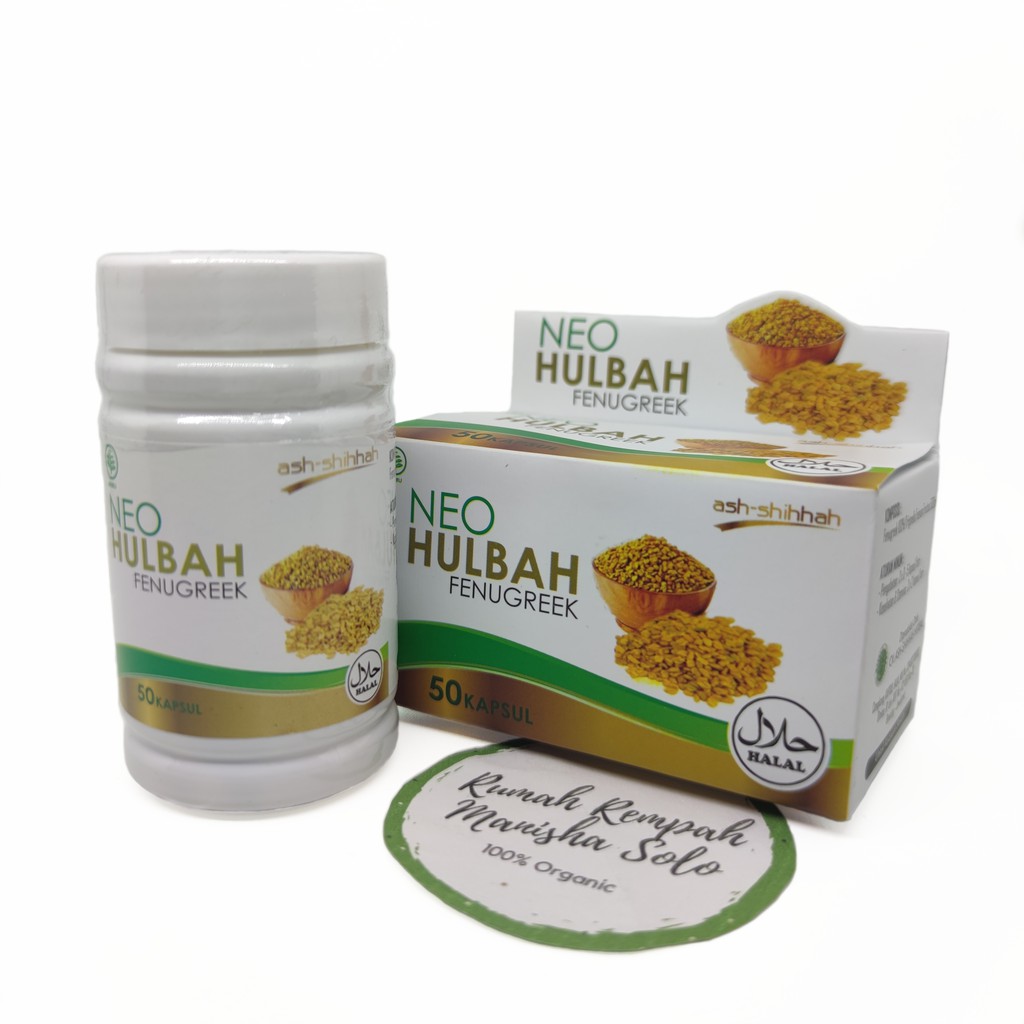 Jual Kapsul Neo Hulbah Fenugreek Kelabat Klabet Isi 50 Kapsul Shopee