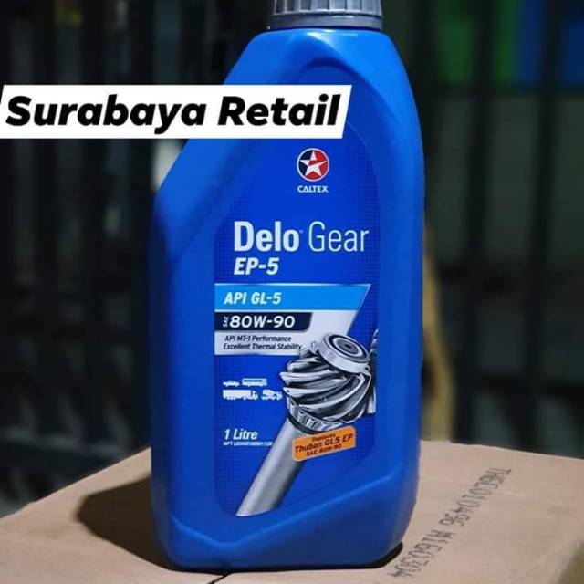 Jual Oli transmisi gardan CALTEX DELO GEAR GL5 80W90 1liter Original