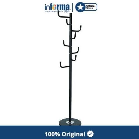 Jual INFORMA - GANTUNGAN BAJU - METAL COAT HANGER GH611 MARBLE BASE BLK ...