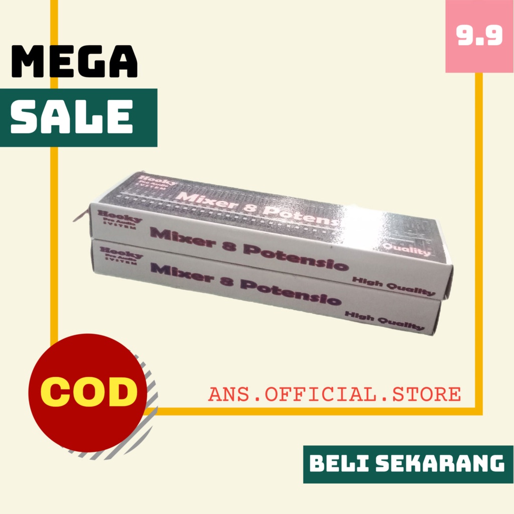 Jual Kit mixer 8 potensio hokky kit audio mixer rakitan kit mixer