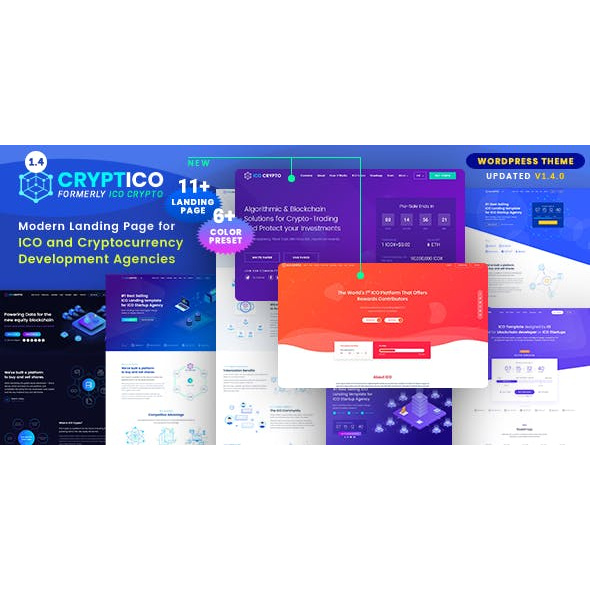 Jual WEBKIT - Cryptico – ICO Crypto Landing & Cryptocurrency WordPress ...