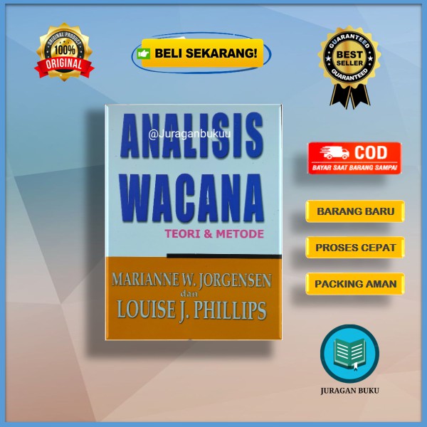 Jual Analisis Wacana Teori Dan Metode Oleh Marianne Jorgensen | Shopee ...