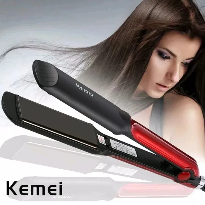Kemei 531 Catokan Pelurus Rambut Otomatis Kontrol SUhu Temperatur Anti Rusak | AutoStock