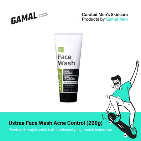 Ustraa Face Wash - Neem & Charcoal (200g)