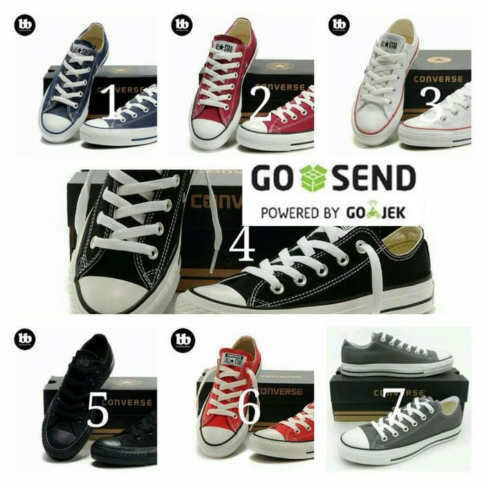 Sepatu converse original on sale pendek
