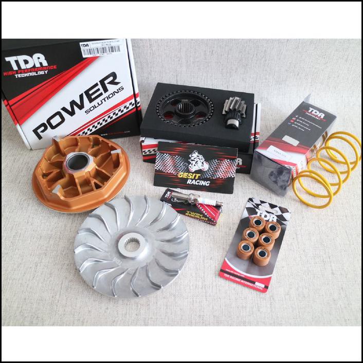 Jual Tdr Paket Akselerasi Xmax Pulley Gold / Busi / Per Cvt / Rasio