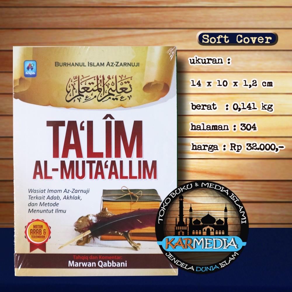 Jual Talim Al Mutaallim Talim Al Mutaallim Pustaka Arafah Karmedia Shopee Indonesia 9571