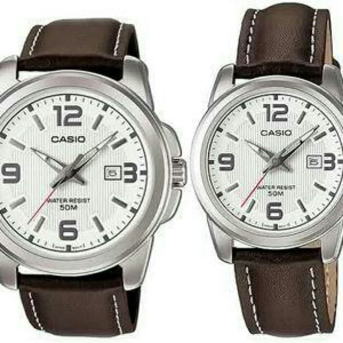 Jam couple casio original best sale