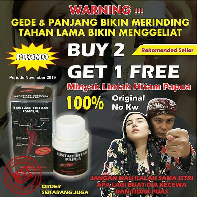 Jual Bisa Cod Minyak Lintah Hitam Papua Original 100 Pembesar Kelamin