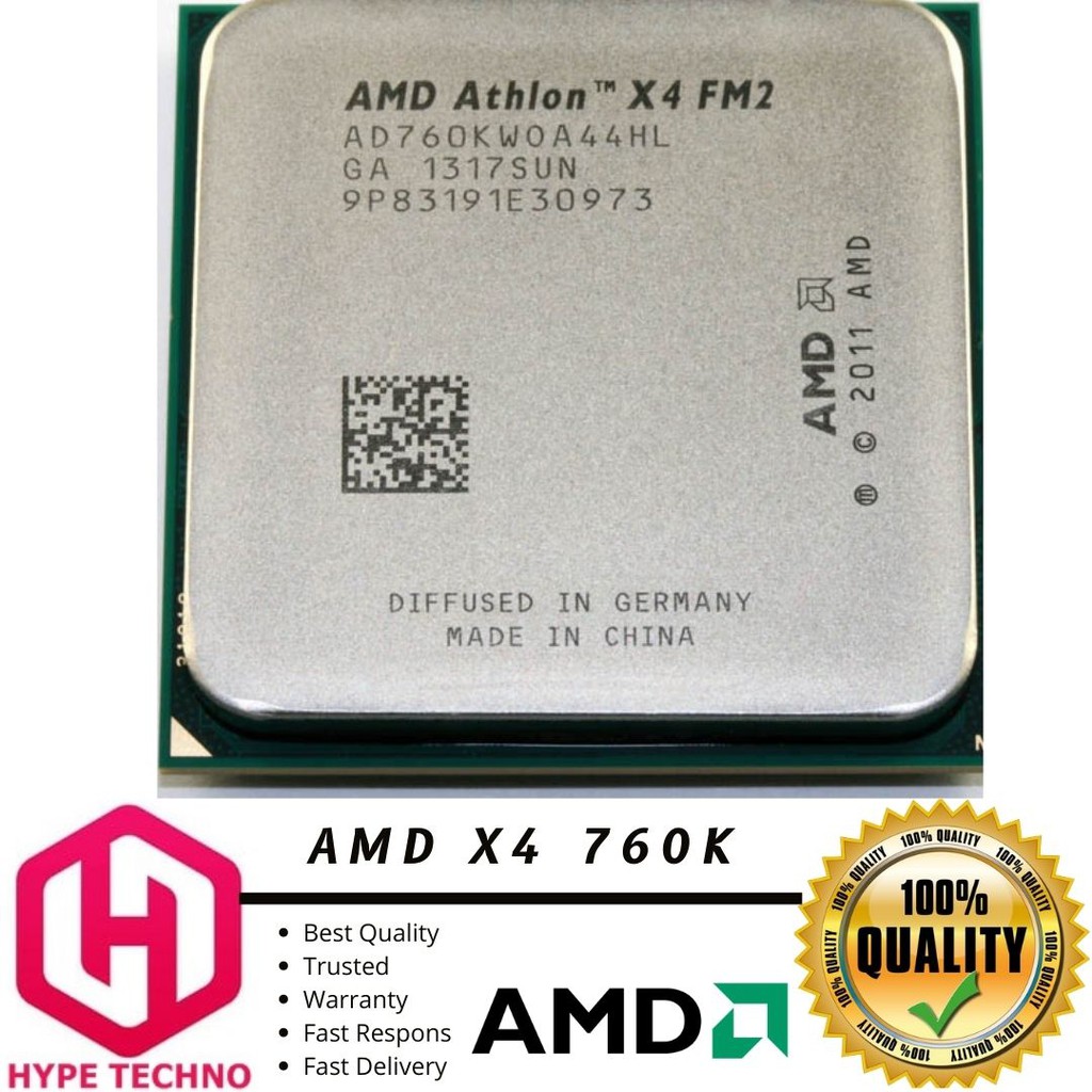 Jual AMD Athlon X4 760K 3.8GHz 4.1Ghz FM2 4Cores 4Threads