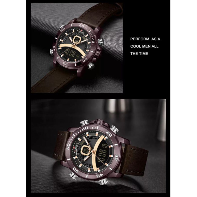 Dual Time Naviforce Nf9181m Jual Jam Tangan Pria NAVIFORCE 9181