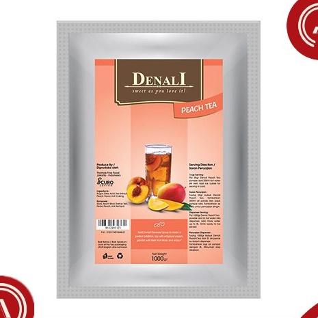 Jual Denali Peach Tea Powder Drink - Bubuk Minuman 1000 gr | Shopee ...