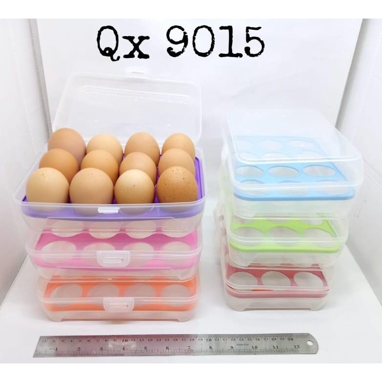 Jual Tempat Telur Isi 12 Sekat Kotak Telor Egg Storage Box Penyimpanan