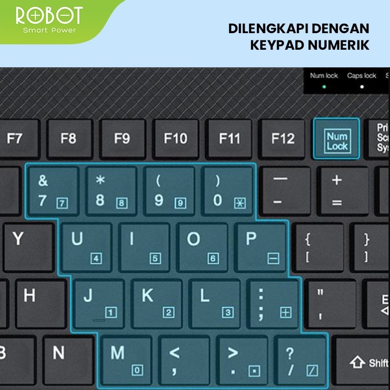 Jual Robot RK10 Keyboard Portable Mini USB Wired Keyboard Ultra-Thin ...