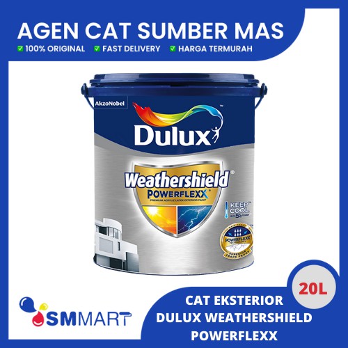 Jual Dulux Weathershield Powerflexx Brilliant White Pail 20 Liter