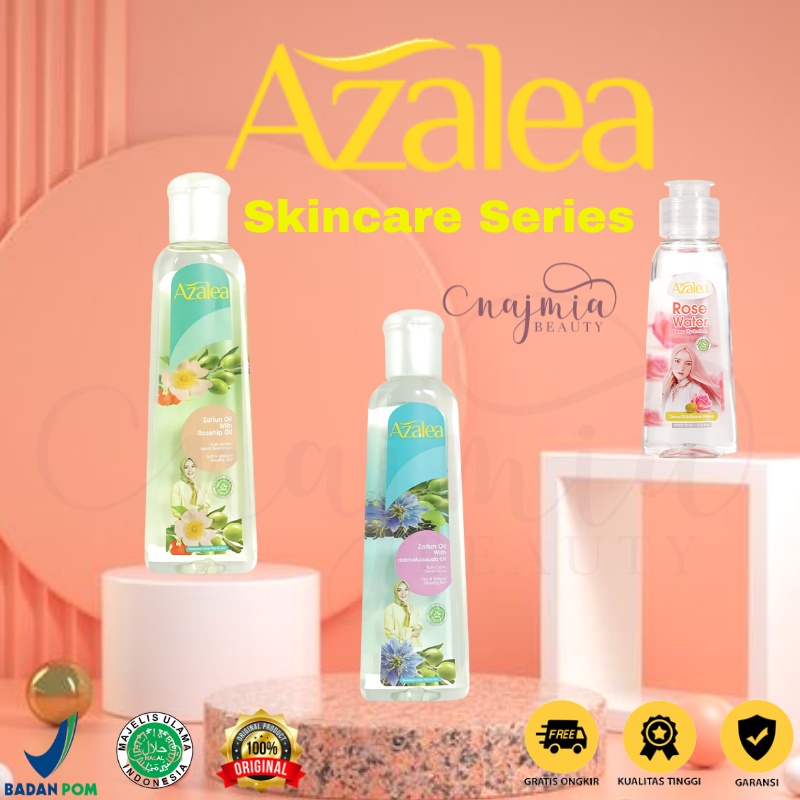 Jual Kamia AZALEA skincare series- Azalea zaitun oil deep rose water ...