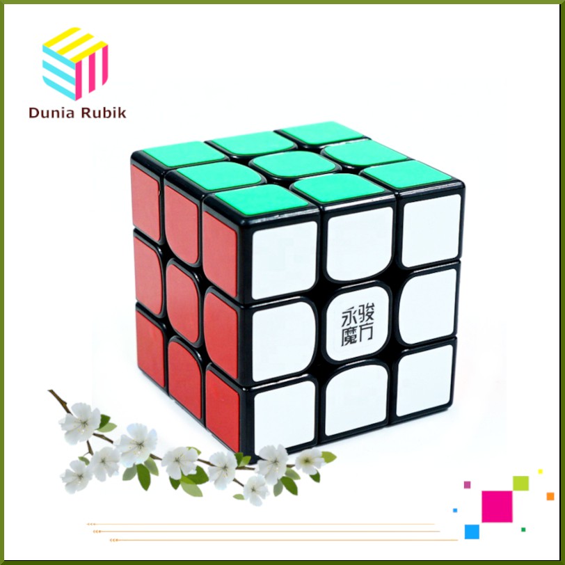 Gobus YJ Yulong 2M 3x3 Speed Cube Puzzle + Supporto – Senza Adesivi (Stickerless)