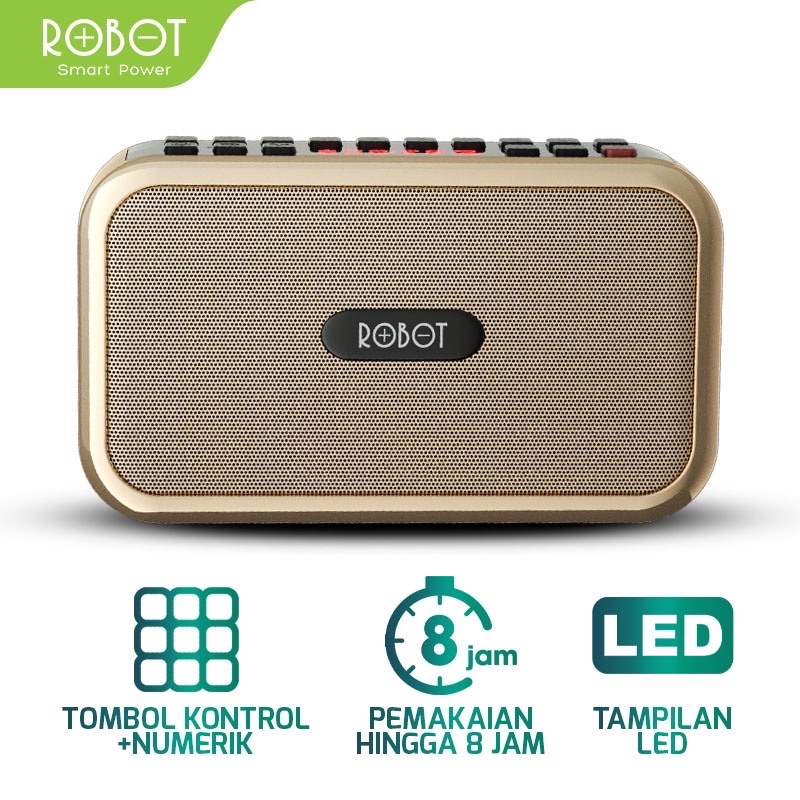 Jual Robot RB200 Speaker Bluetooth Alquran Speaker dengan tombol ...