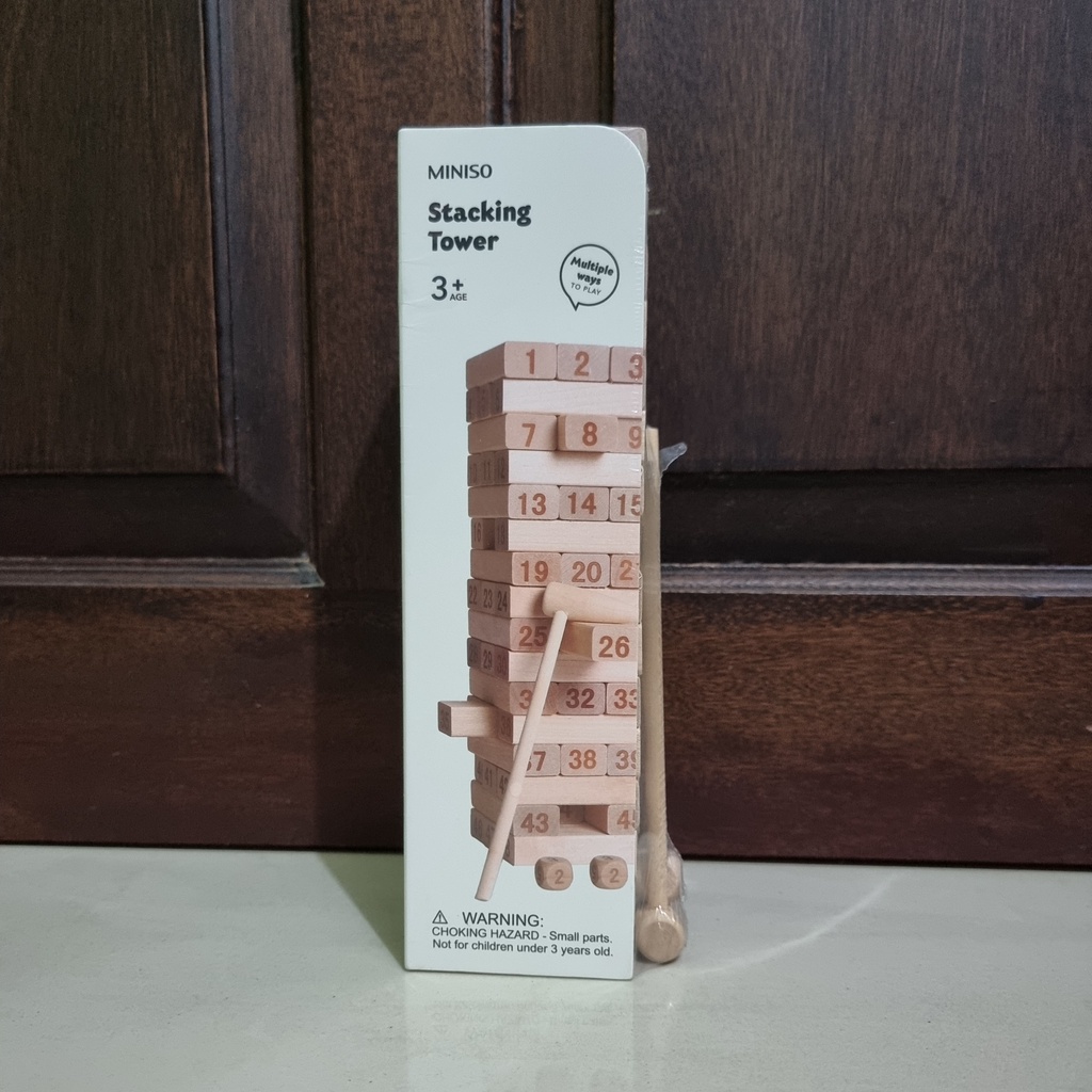 Miniso stacking shops tower