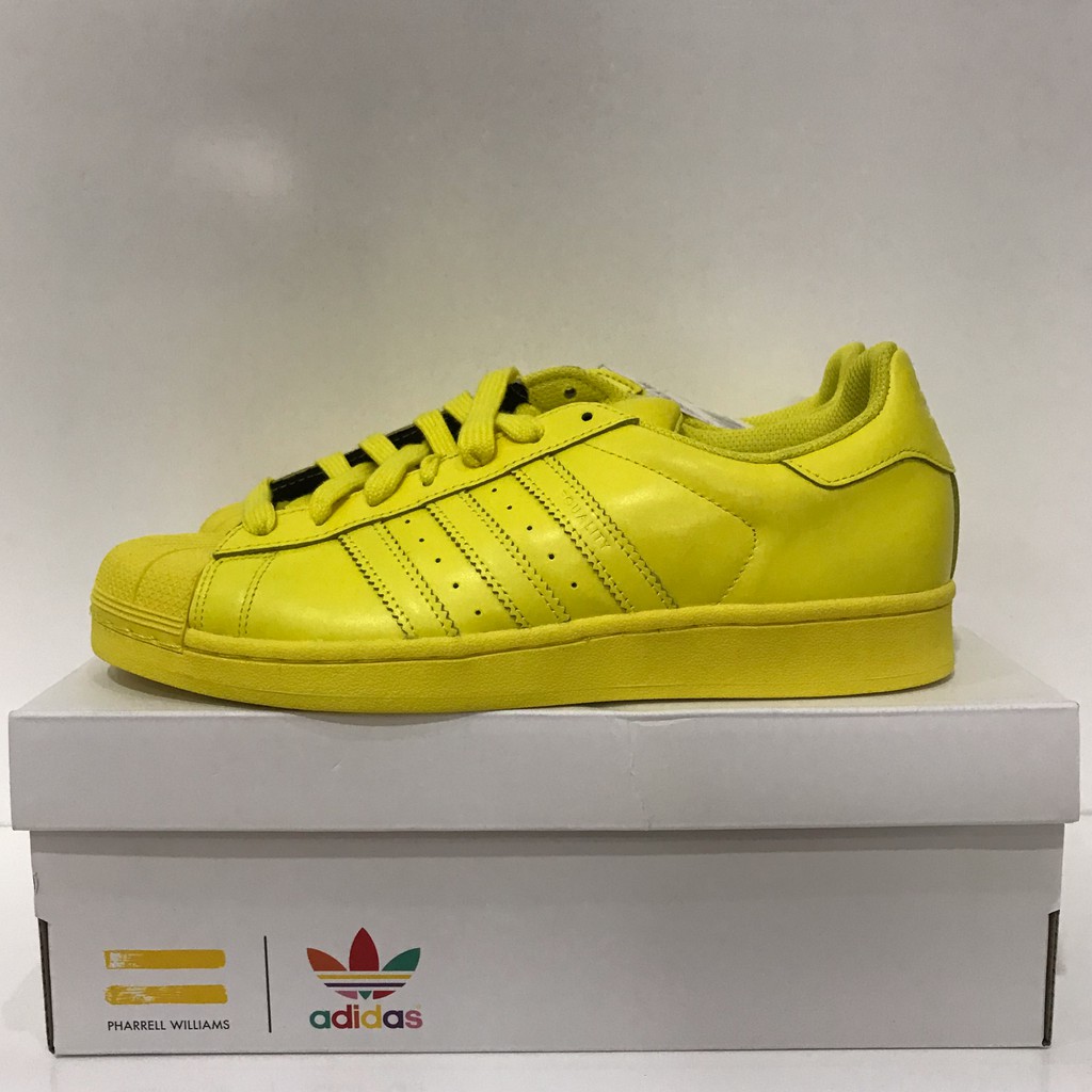 Jual UK8 / US8.5 Adidas Superstar Supercolor Pharrell Williams Yellow