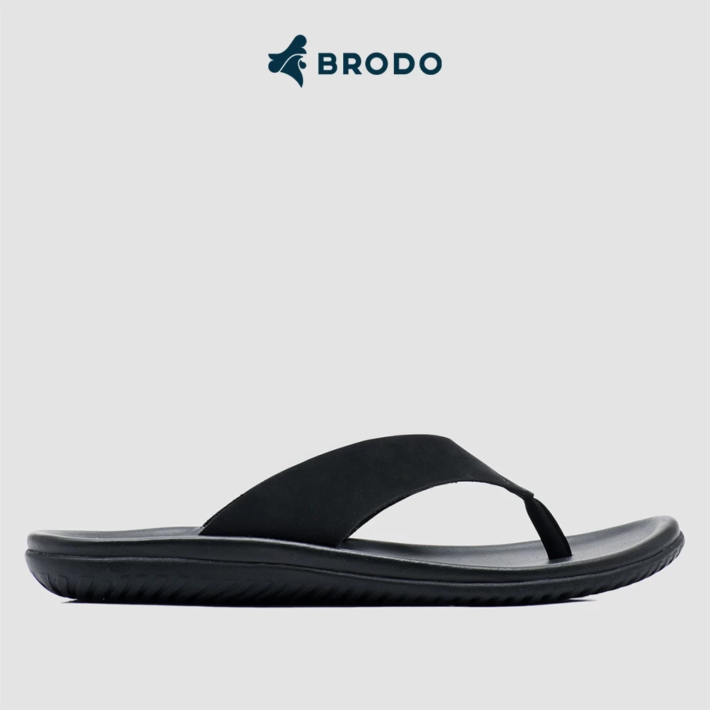 Foto Utama BRODO Sandal Flipper Full Black
