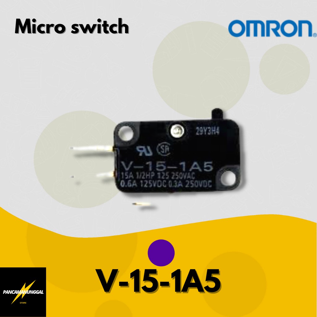 Jual V-15-1A5 OMRON MICRO SWITCH ORIGINAL | Shopee Indonesia