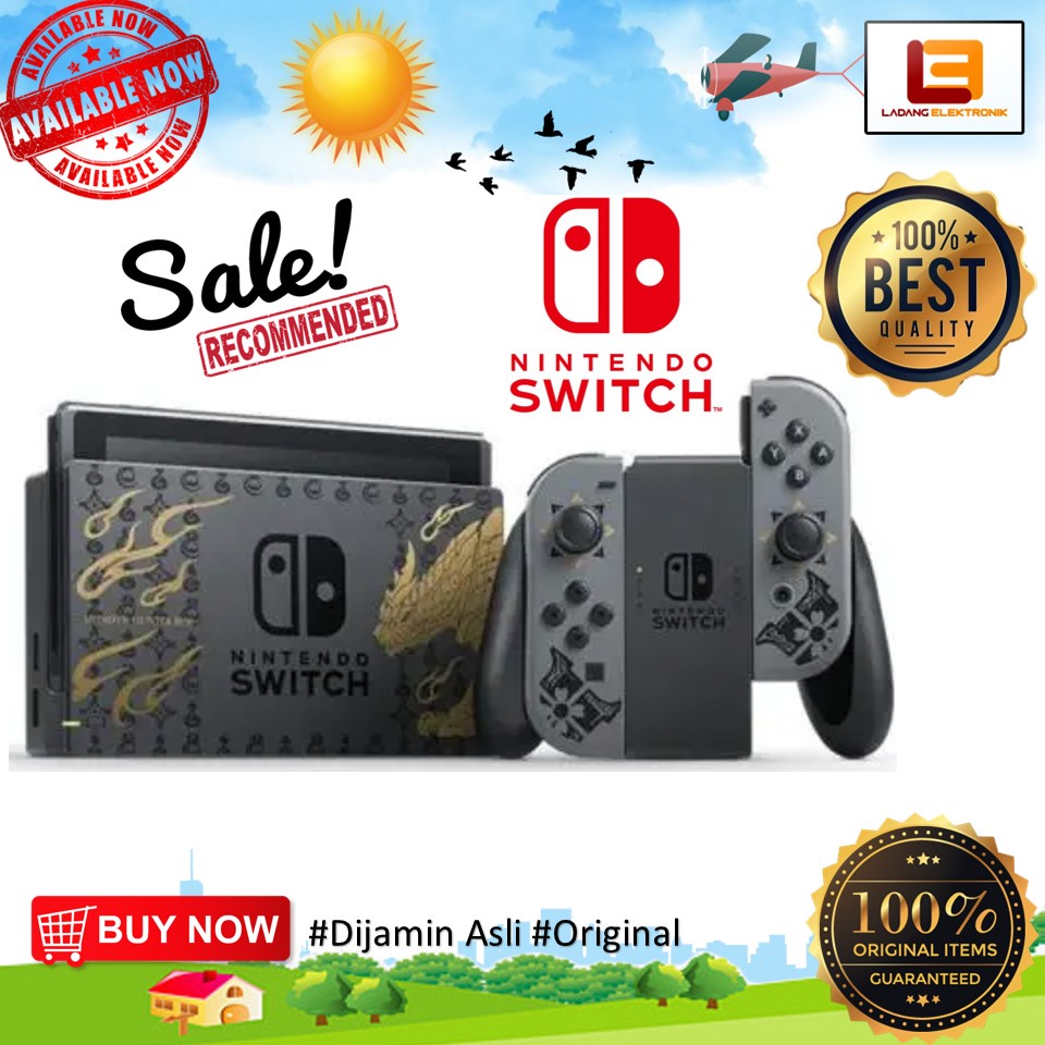 MONSTER HUNTER コラボ Switch Nintendo Switch System - Monster Hunter Rise Deluxe Edition