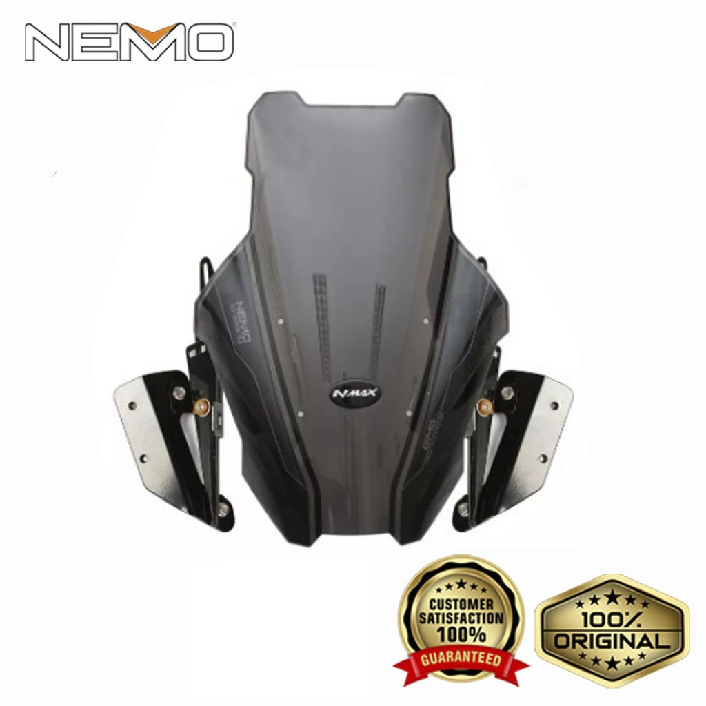Jual Nemo Windshield Tipe Transformer For Yamaha Nmax & Braket | Shopee ...