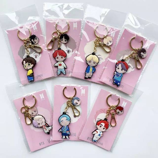 Jual Gantungan Kunci BTS Keychain BTS House of BTS Shopee Indonesia