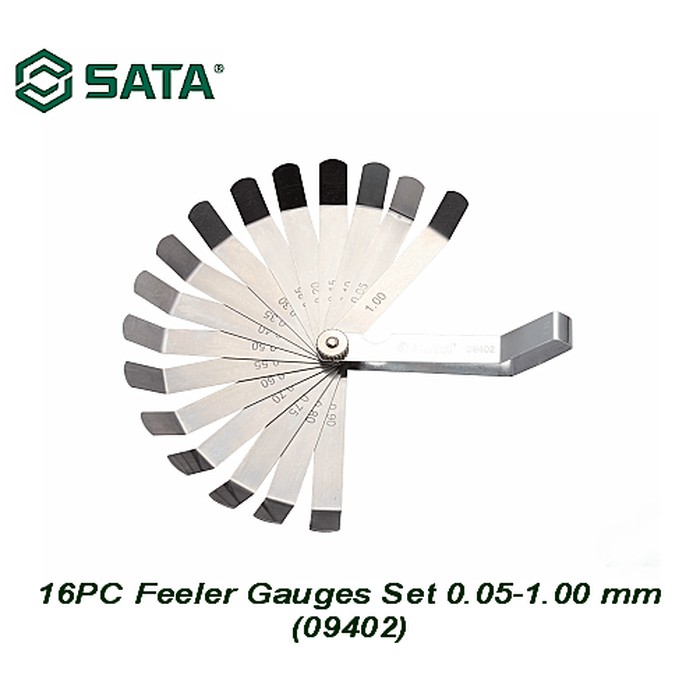 Jual Sata Tools Alat Ukur Kerapatan Pc Feeler Gauges Set