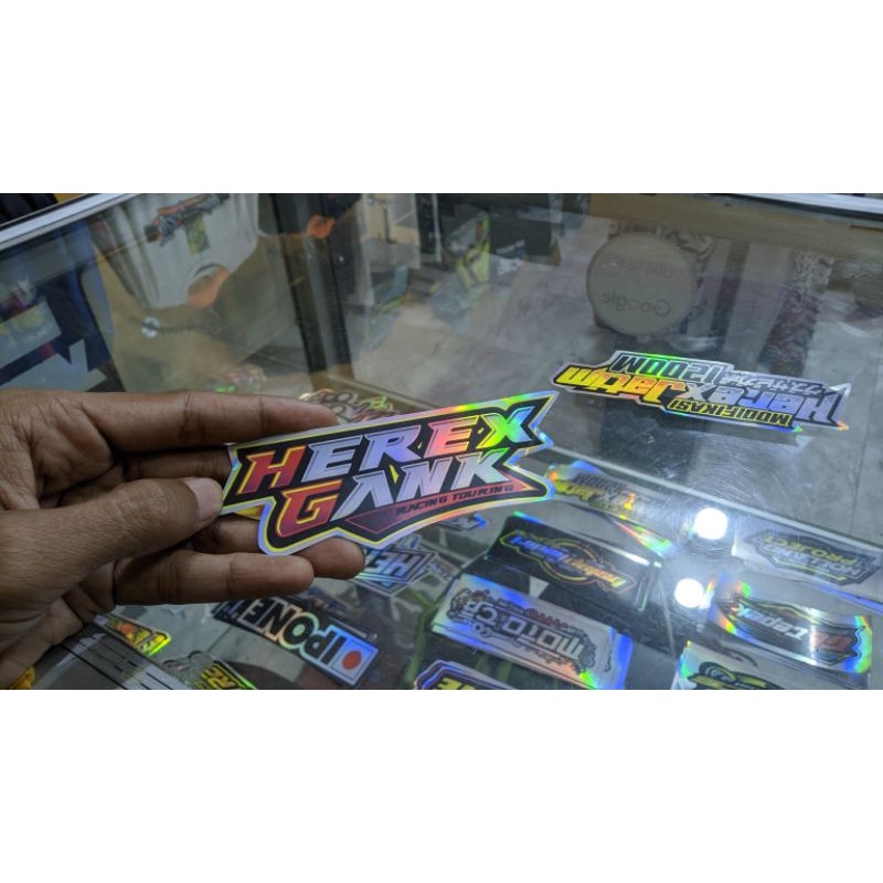 Jual stiker herex gank hollogram viral | Shopee Indonesia